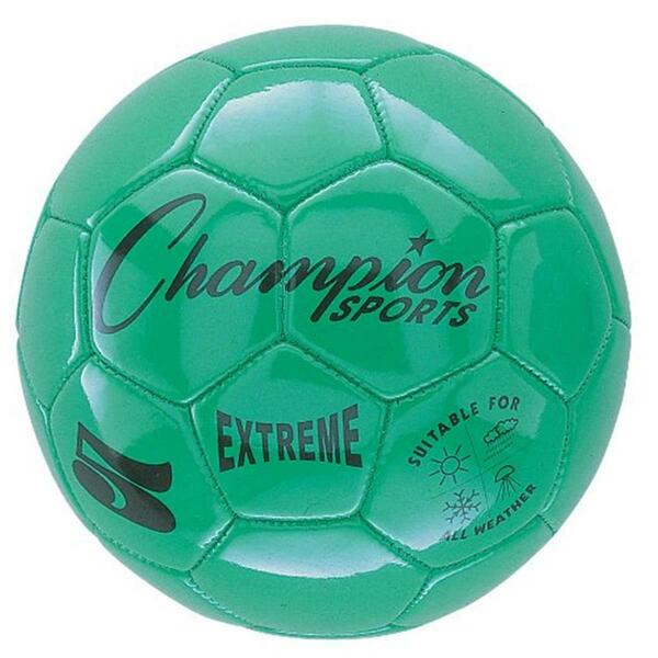 Champion Sports 3 Size Extreme Series Soccer Ball - Green CHSEX3GN